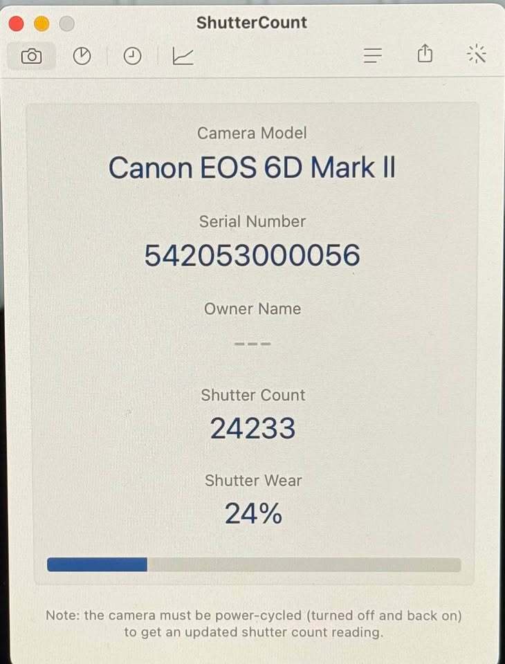 Canon EOS 6D Mark II Camera