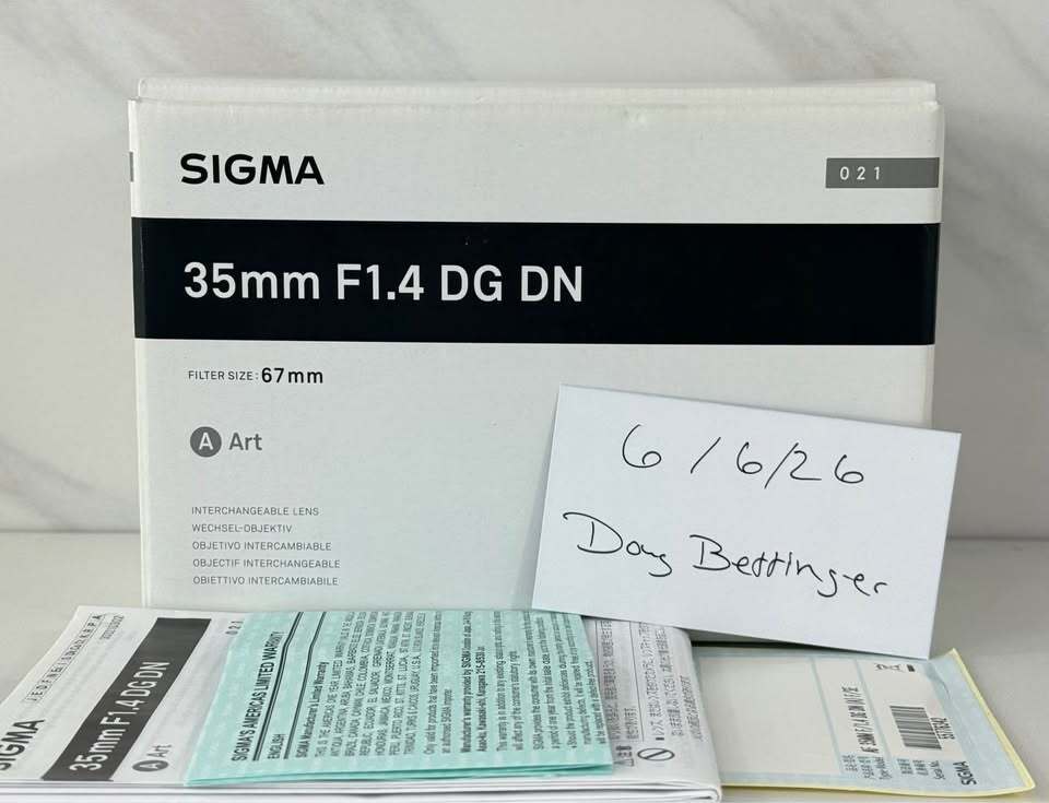 Sigma 35mm F1.4 DG DN E-Mount