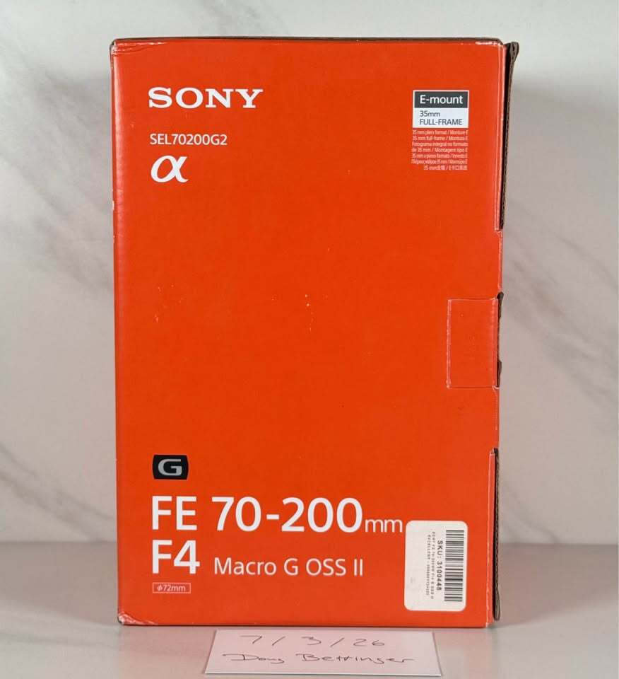 Sony FE 70-200mm F4 MACRO G OSS II
