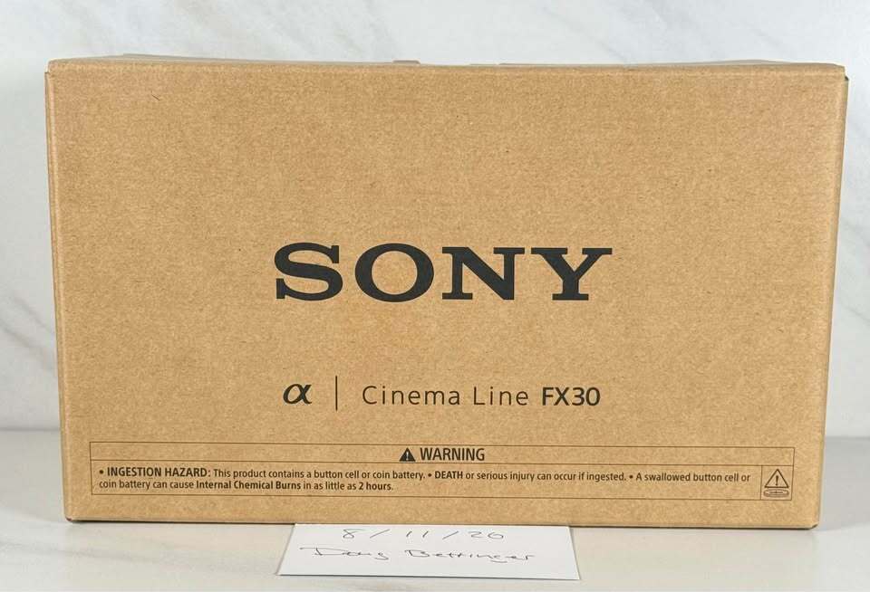 Sony FX30 Cinema Line Camera
