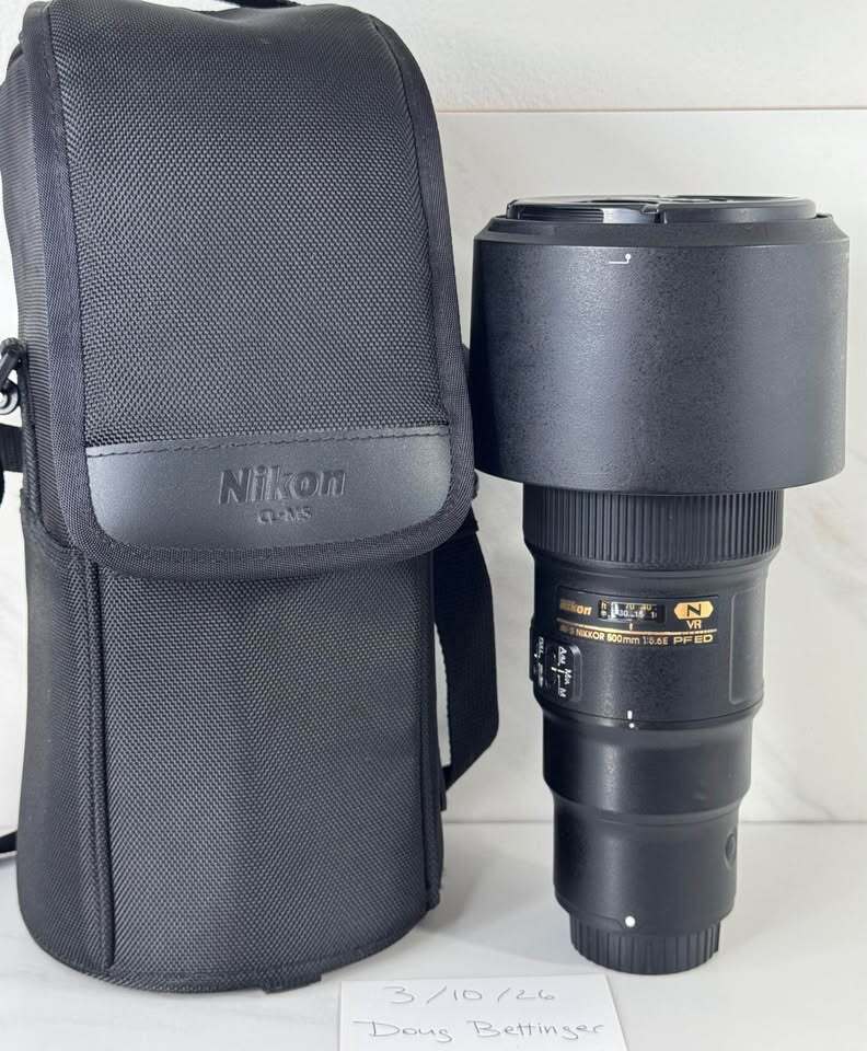Nikkor AF-S 500mm F5.6E PF ED VR