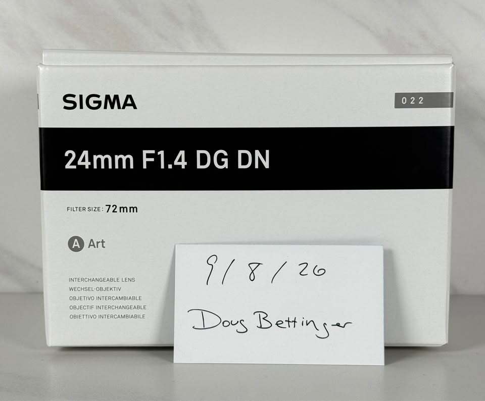Sigma 24mm F1.4 DG DN Sony