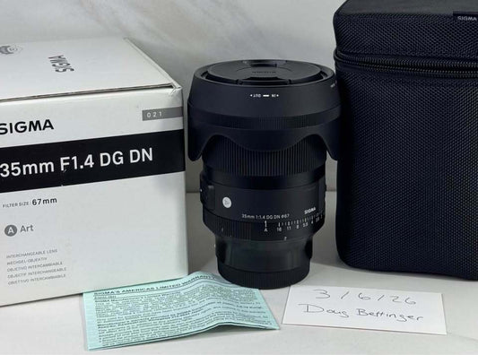 Sigma 35mm F1.4 DG DN Sony