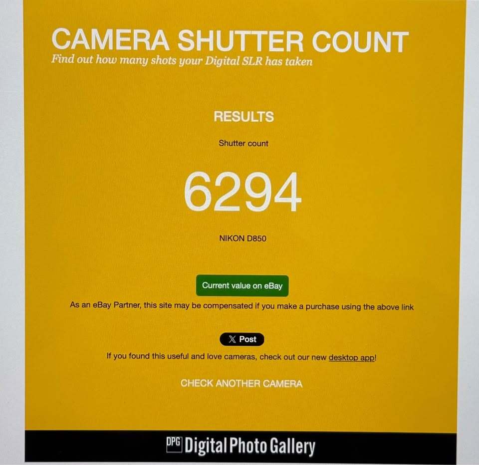 Nikon D850 45.7MP Camera