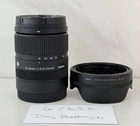 Sigma 18-50mm F2.8 DC DN E-mount
