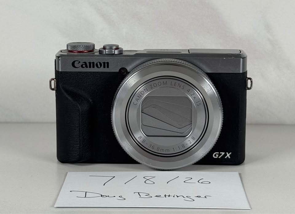 Canon G7X Mark III Camera