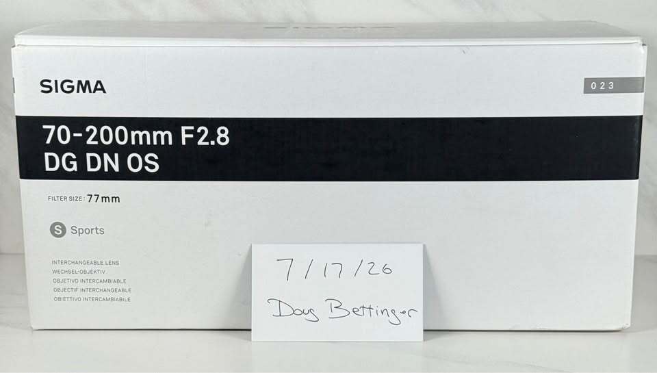 Sigma 70-200mm F2.8 DG DN Sony