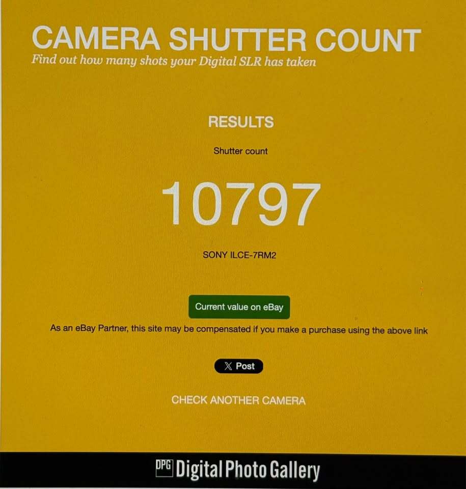 Sony A7R II 42.4MP Camera