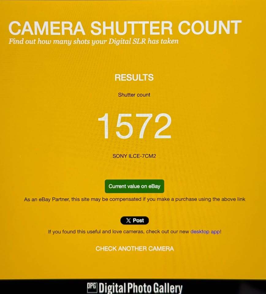 Sony A7C II Camera