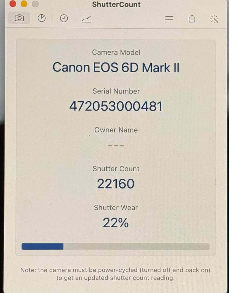 Canon EOS 6D Mark II 26.MP Camera