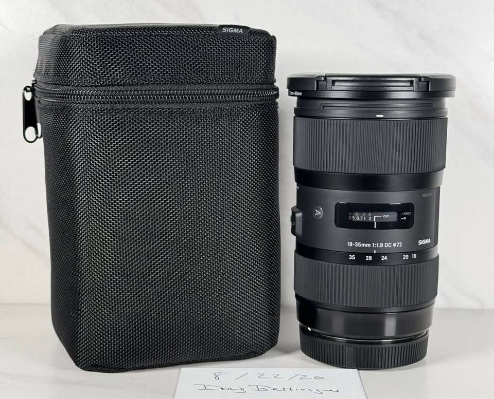 Sigma 18-35mm F1.8 DC Art Canon