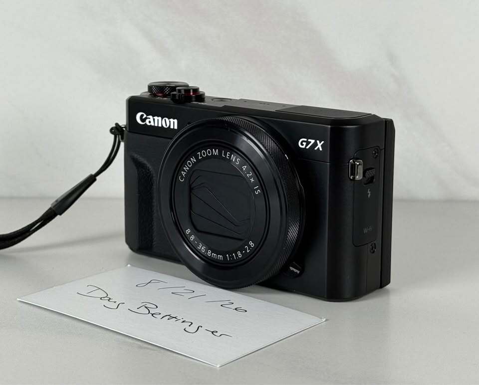 Canon G7X Mark II Camera