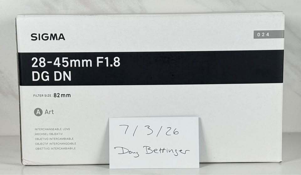 Sigma 28-45mm F1.8 DG DN Sony