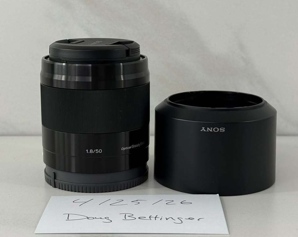 Sony E 50mm F1.8 OSS Lens