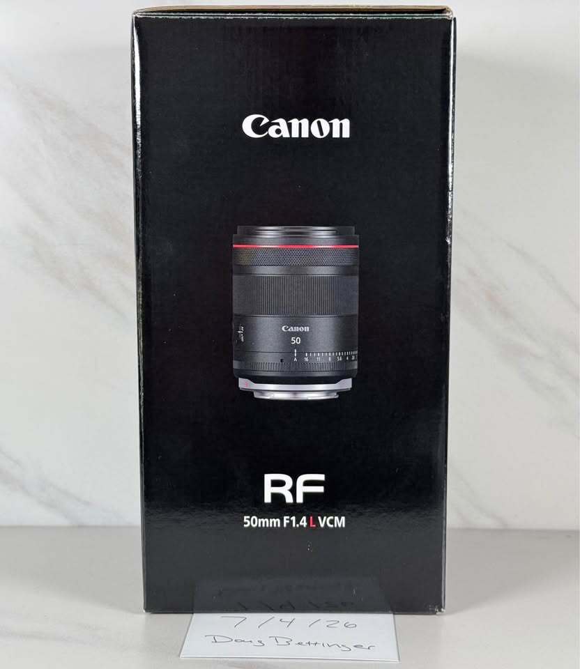 Canon RF 50mm F1.4 L VCM