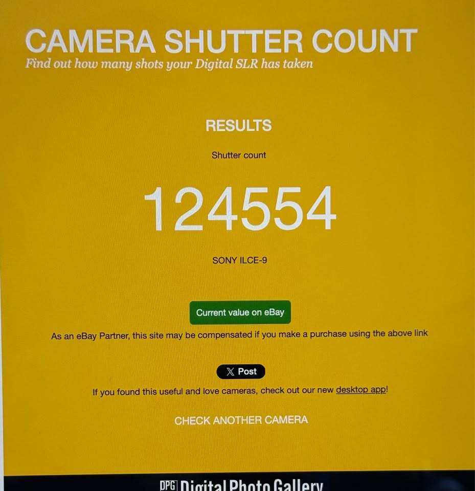 Sony A9 Mirrorless Camera